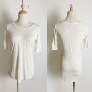MADEWELL Short Sleeve Jersey Knit Tee Curved Hem